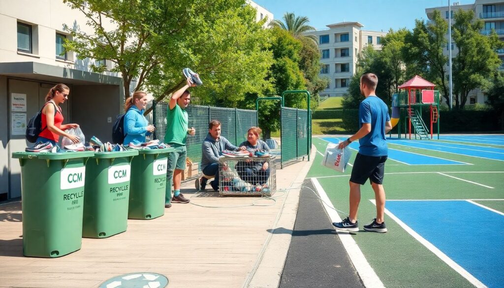 Как спорт помогает в ресайклге и осознанном потреблении - иллюстрация