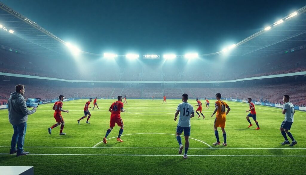 Тактика противостояния в футболе: анализ матча изнутри - иллюстрация