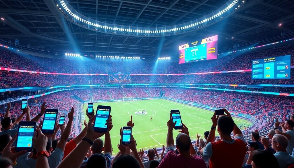 Тренды спортивного шоу и фестивалей на праздник болельщиков - иллюстрация