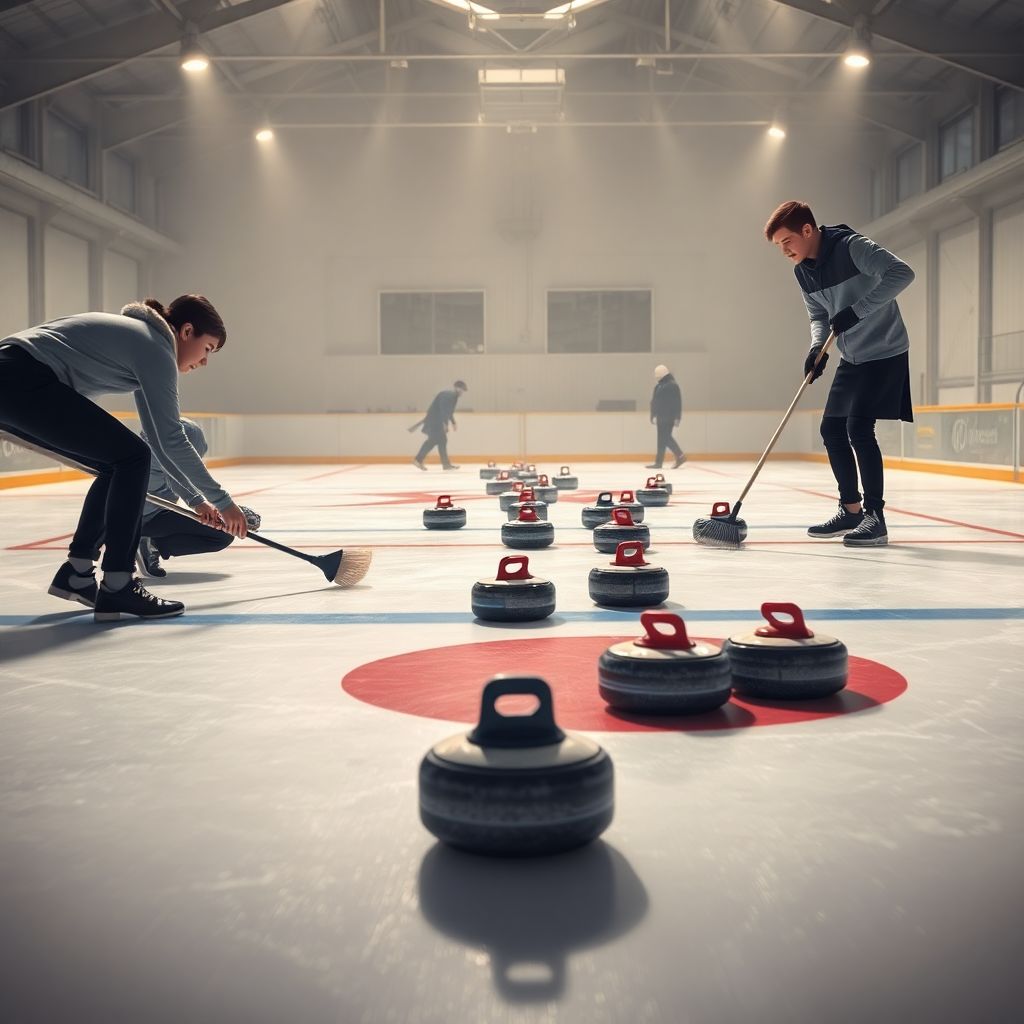 Тактика и игра в кёрлинге: стратегическое перемещение камней и выбор победной стратегии