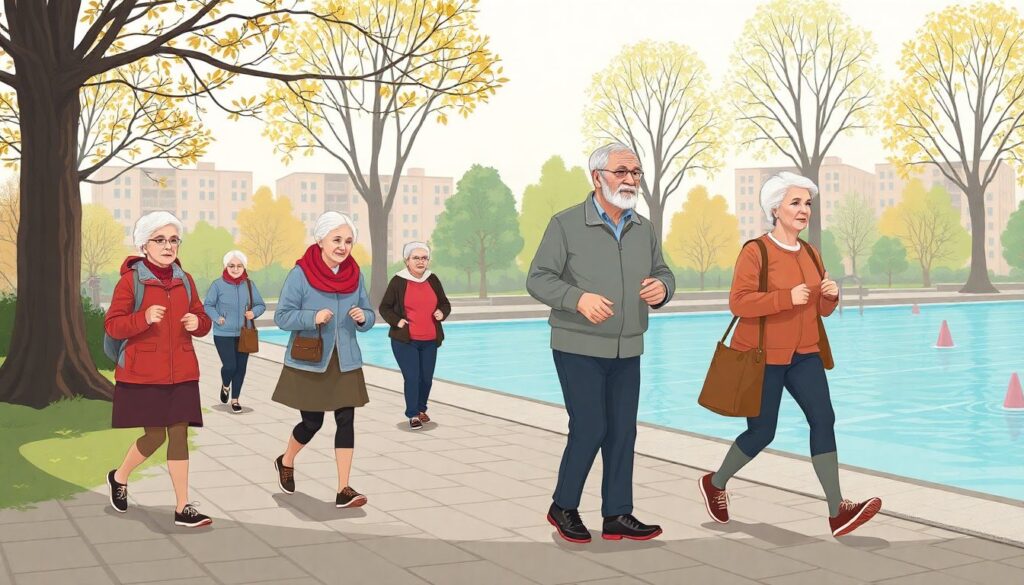 Социальные проекты по доступности занятий спортом для пенсионеров - иллюстрация