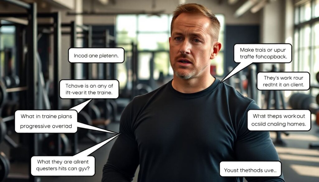 Интервью с тренером по силовой подготовке - иллюстрация