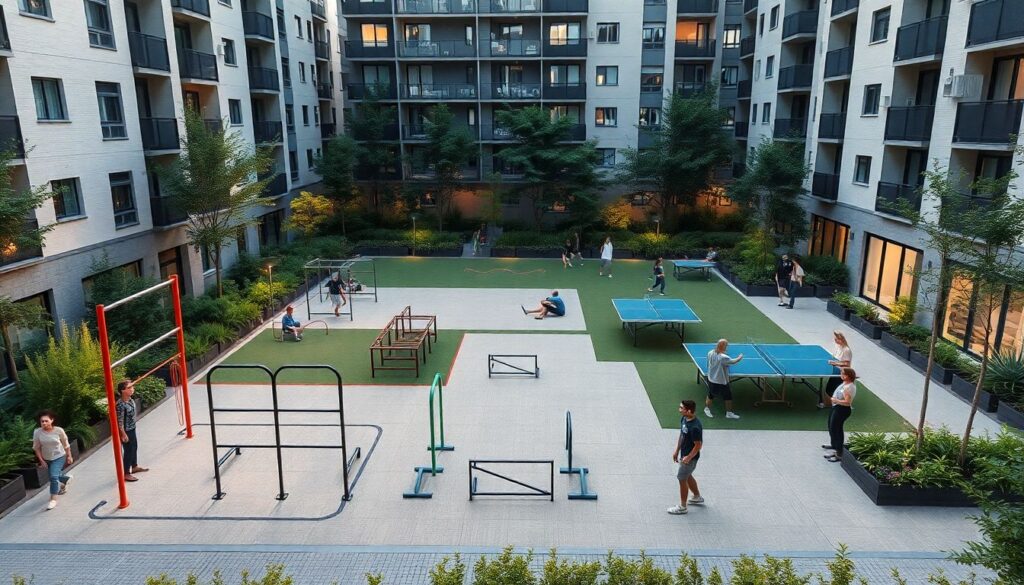 Социальные проекты по улучшению городской инфраструктуры через спорт - иллюстрация