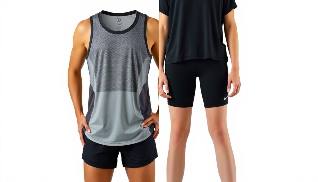 Тренды в спортивной моде и функциональности - иллюстрация