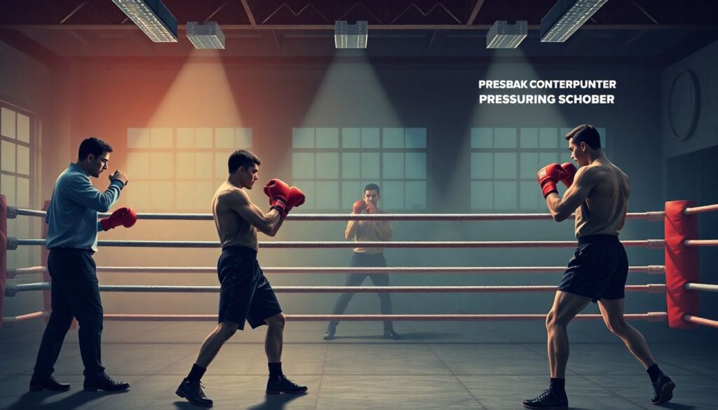 Тактика и игра в боксe: подготовка к бою и угол - иллюстрация