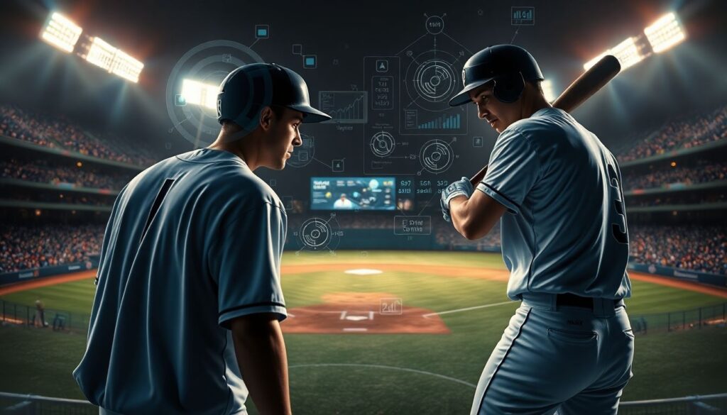 Тактика и игра в бейсболе: питиинг и отбивание - иллюстрация