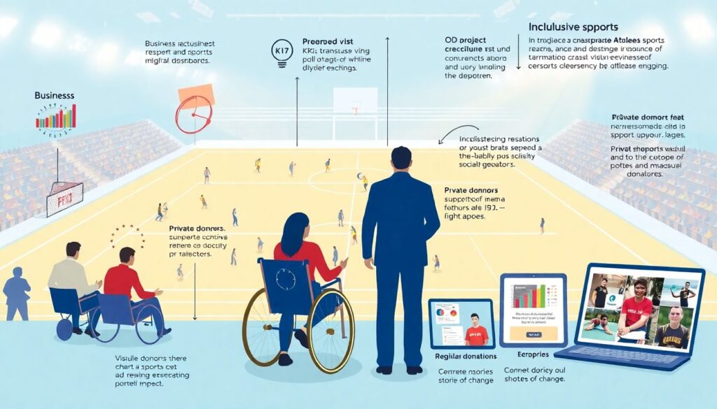 Социальные проекты по инклюзии в спорте - иллюстрация