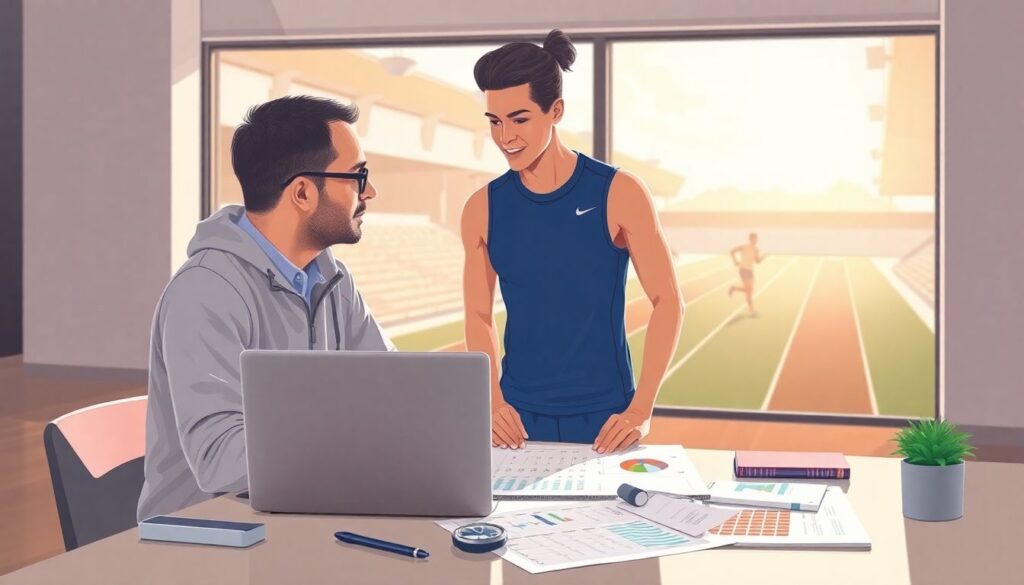 Интервью с тренером по тайм-менеджменту спортсменов - иллюстрация