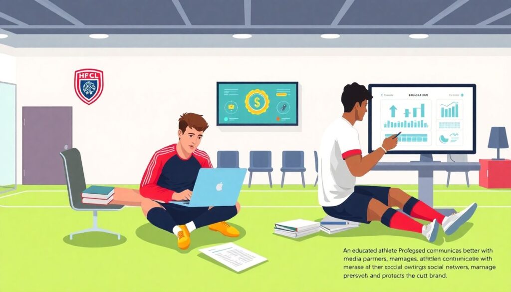 Тренды в развитии спортивной карьеры через образование - иллюстрация