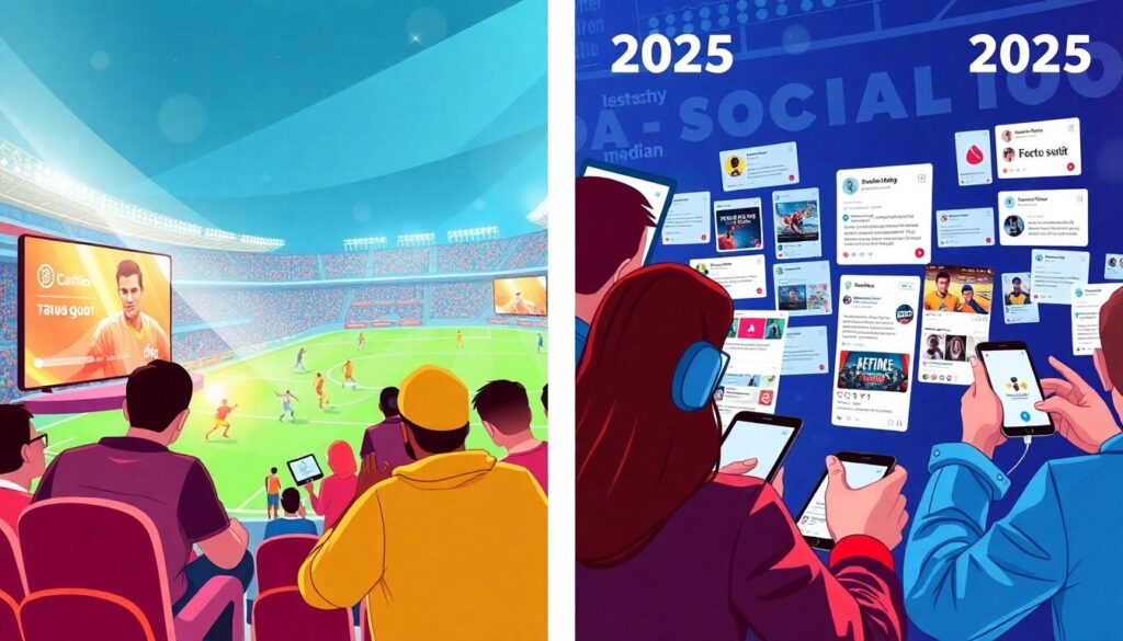 Тренды в спортивном маркетинге в эпоху социальных сетей - иллюстрация