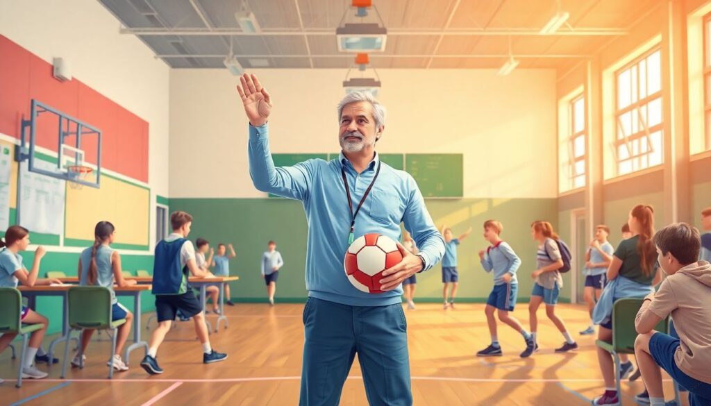 Социальные инициативы в спорте для поддержки учителей физкультуры - иллюстрация