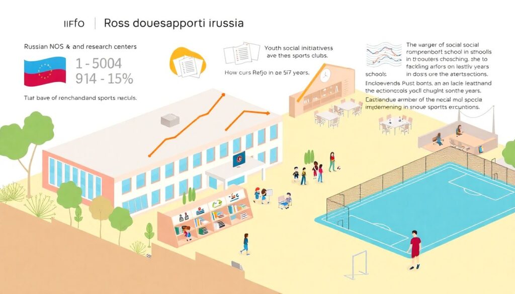 Социальные проекты на базе школ и спортивных клубов - иллюстрация
