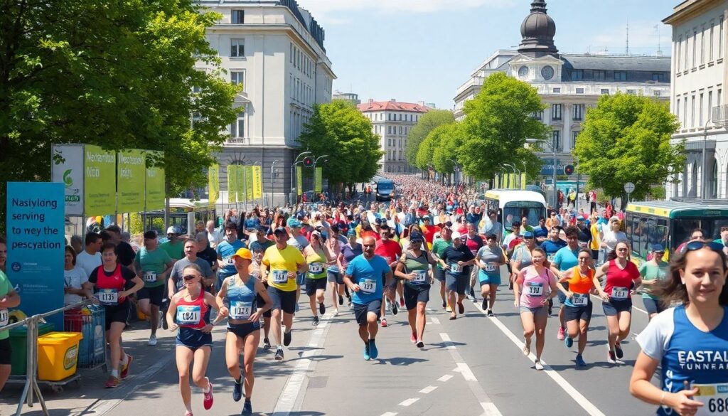 Социальные инициативы в спорте для экологичной жизни - иллюстрация