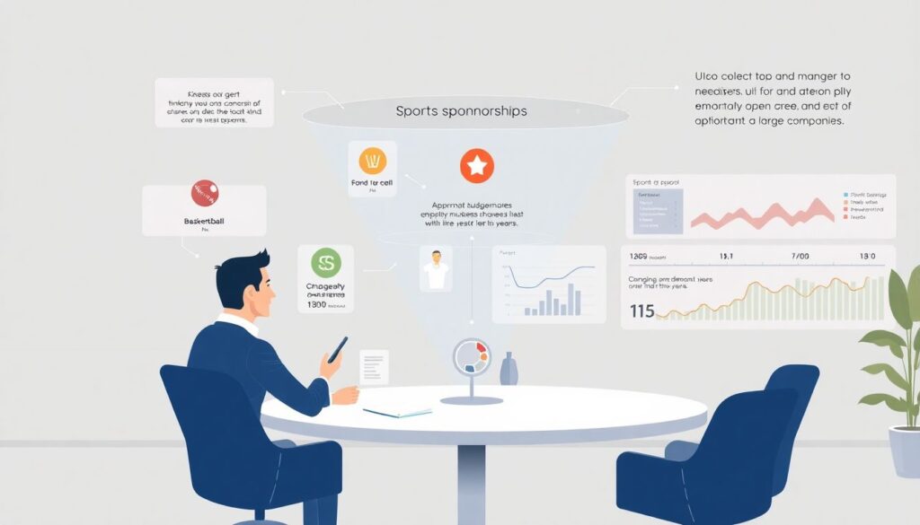 Интервью с менеджером по спонсорству спортивных проектов - иллюстрация