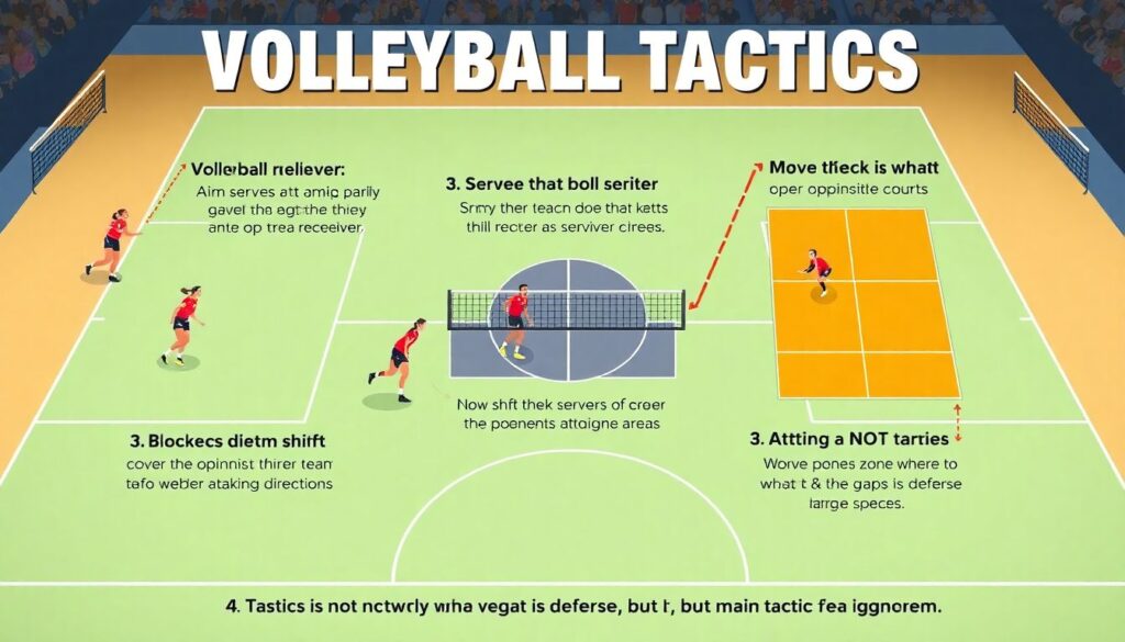 Тактика и игра в волейболе: расстановки и взаимодействие - иллюстрация