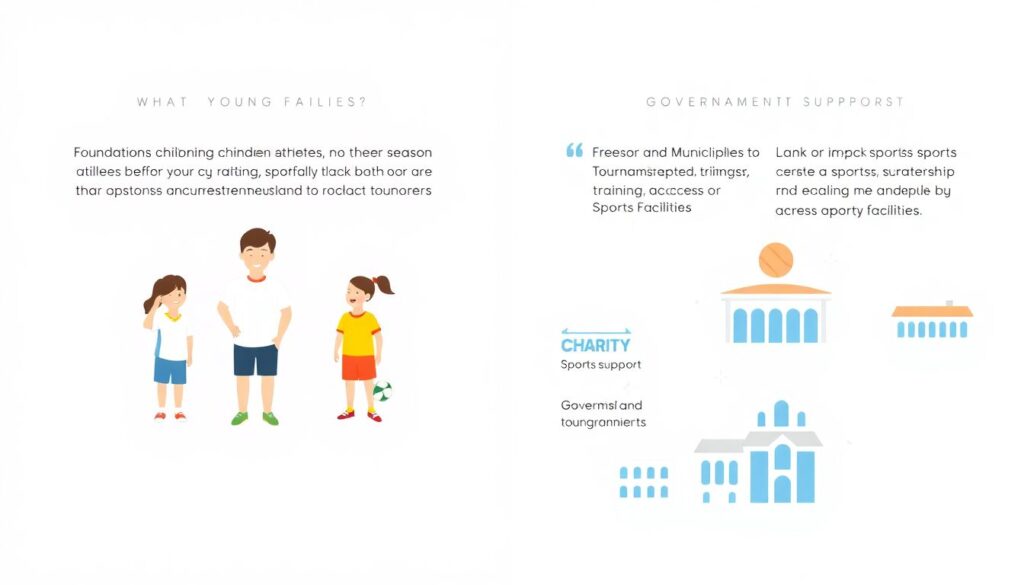 Социальные инициативы в спорте для поддержки семей с детьми-спортсменами - иллюстрация