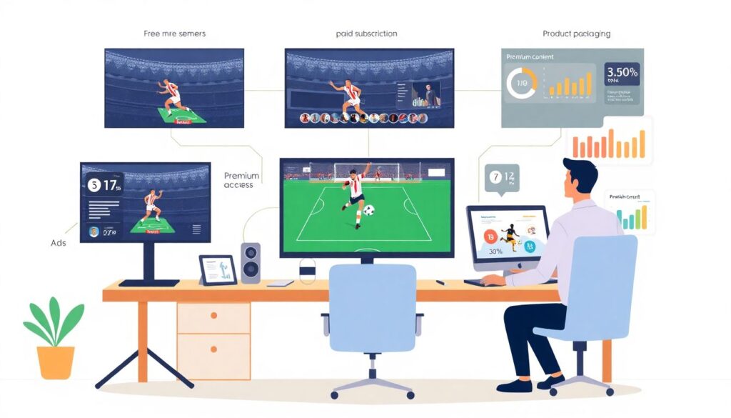 Тренды в цифровой трансляции соревнований и монетизации контента - иллюстрация