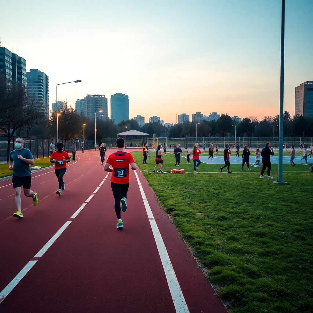 Социальные проекты развития заимствований в городских парках через спорт