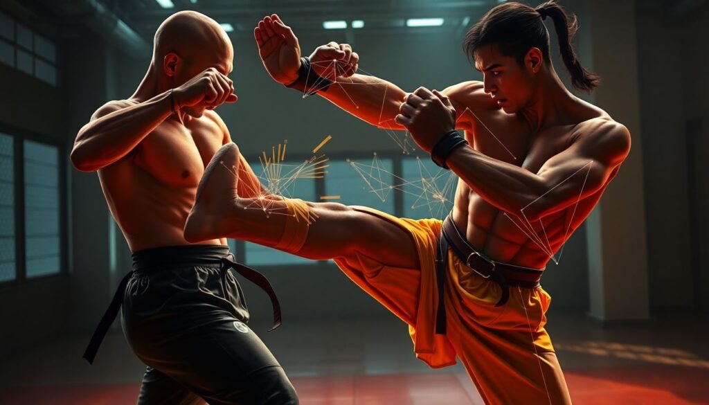 Тактика и игра в муай тай кёник: техника захвата и ударов - иллюстрация