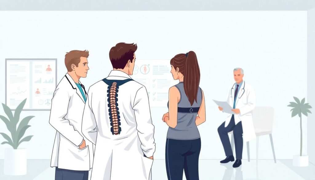 Интервью с врачом по спортивной реабилитации после травм позвоночника - иллюстрация