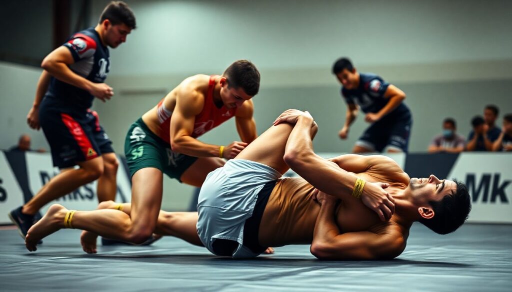 Тактика и игра в грэпплинге: контроль и переходы - иллюстрация