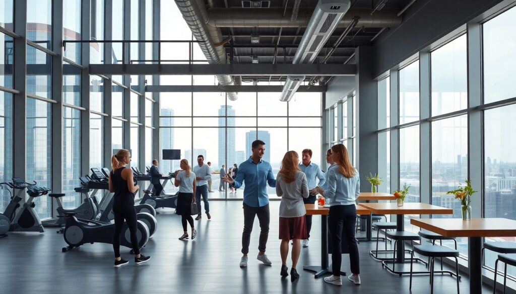 Интервью с менеджером по шеф-поварскому делу в спортзалах - иллюстрация