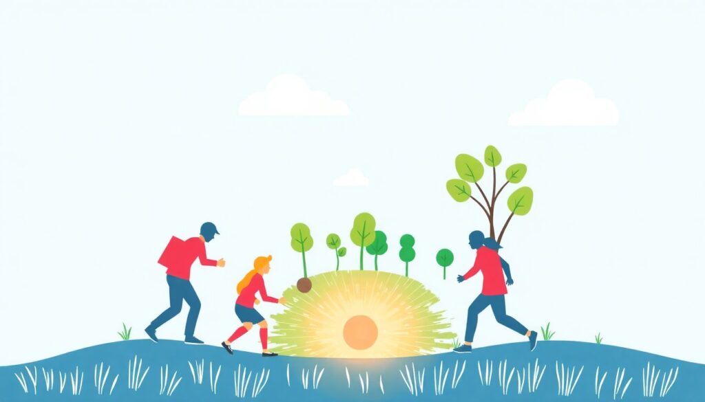 Социальные инициативы в спорте для экологического воспитания молодежи - иллюстрация