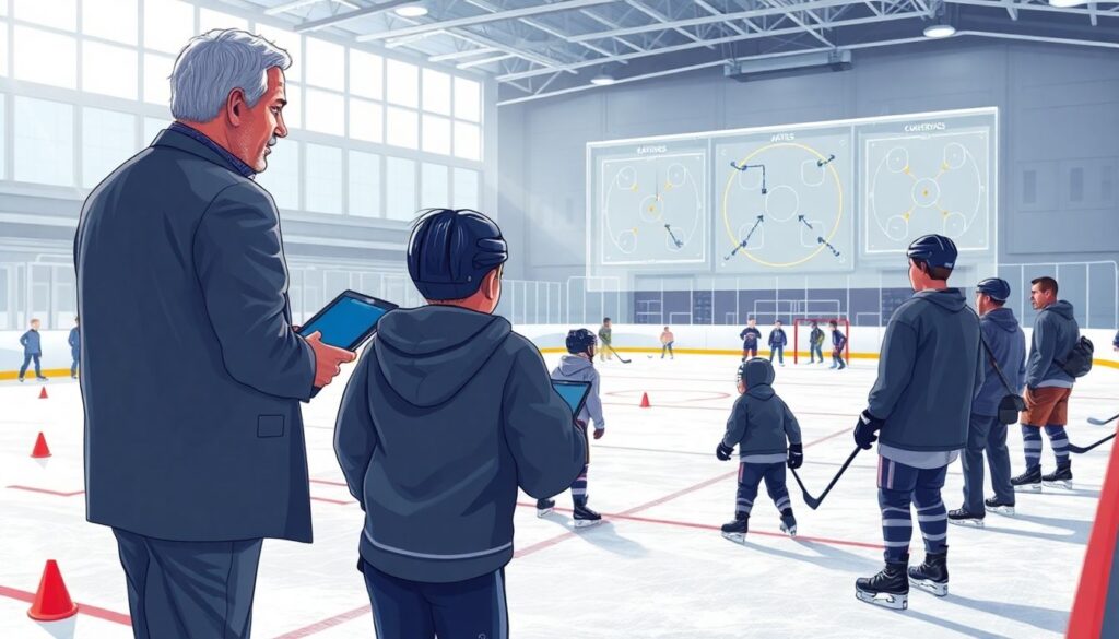 Интервью с тренером по тактике хоккея-ритмбоу - иллюстрация