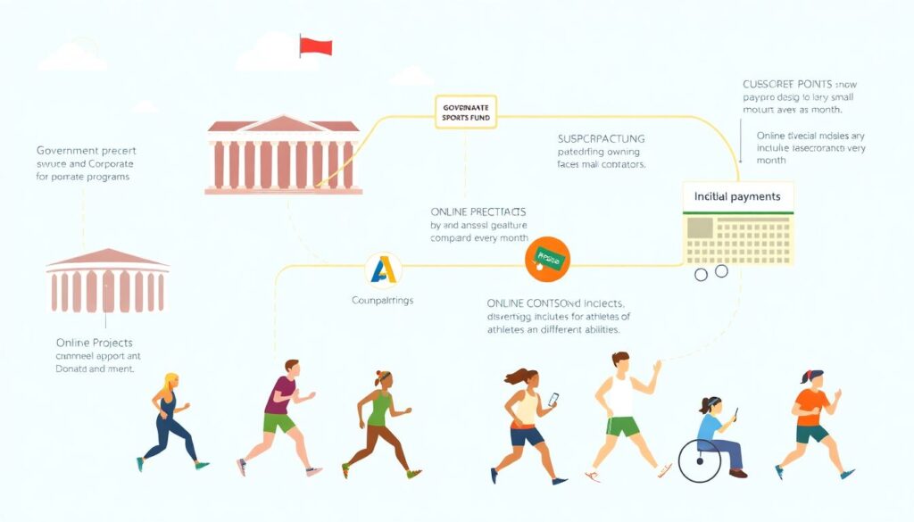 Социальные проекты по развитию инклюзивного фонда для атлетов - иллюстрация