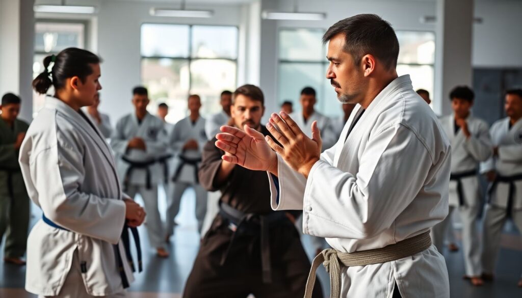 Тактика и игра в карате дзюдо: гармония духа и тела - иллюстрация