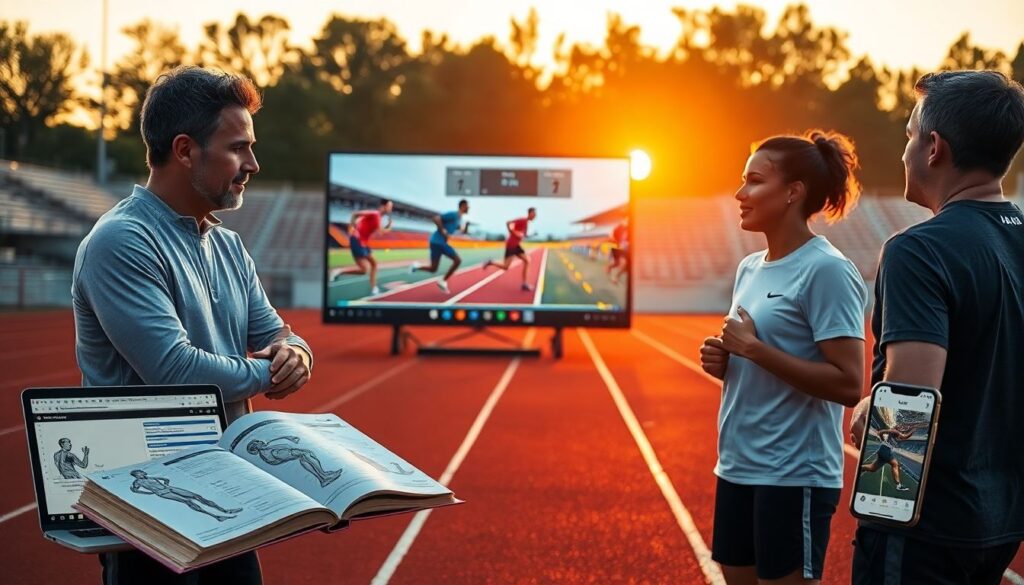 Интервью с тренером по скорости и технике бега - иллюстрация