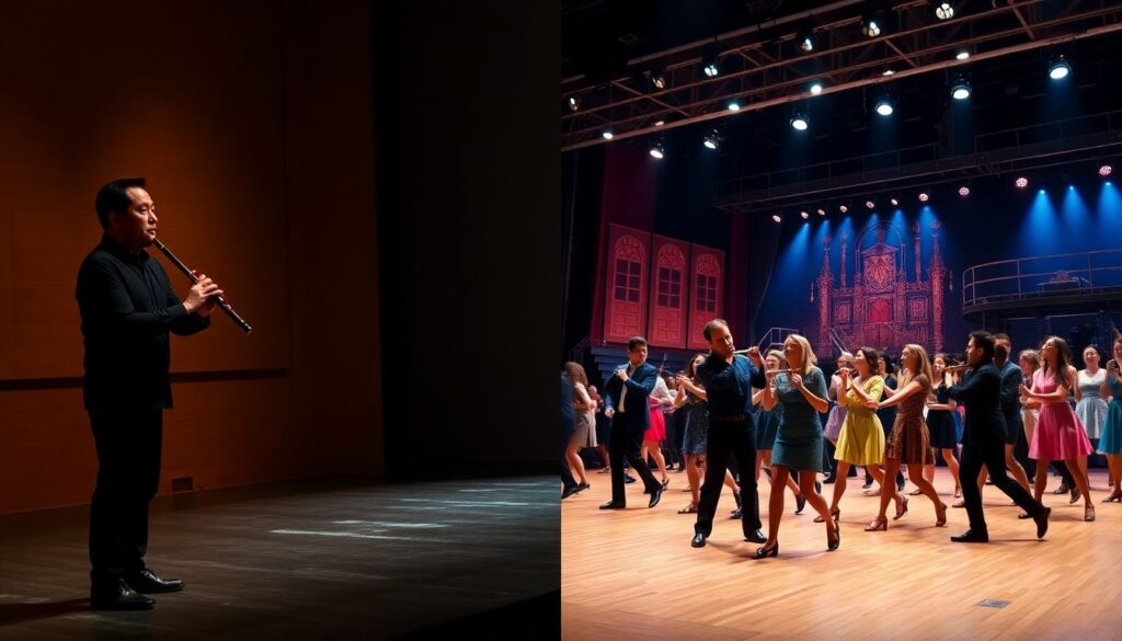 Тактика и игра в скрипичной флейте и спортинструментах: необычный микс - иллюстрация