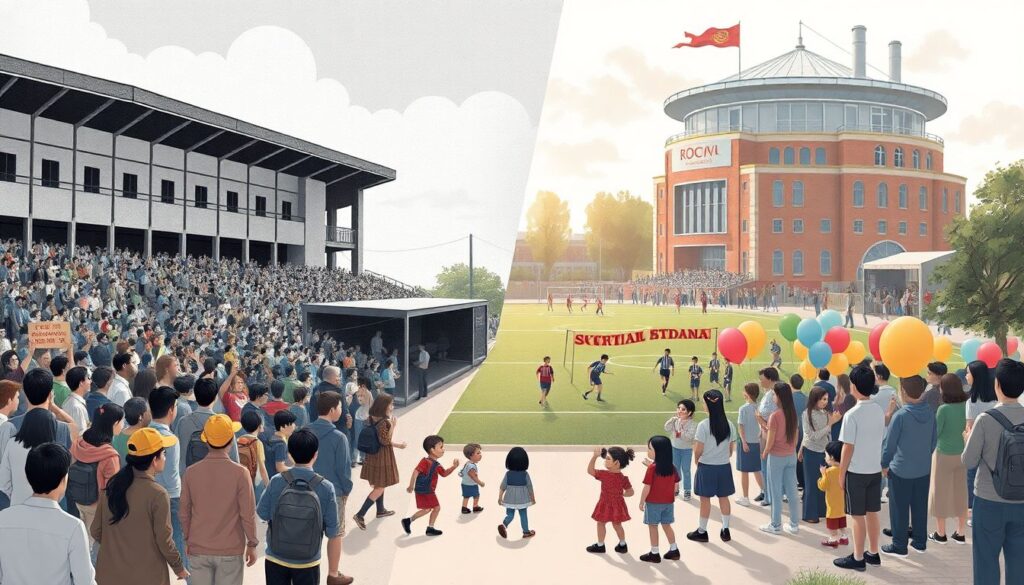 Истории болельщиков: спортивные праздники и семейные торжества - иллюстрация