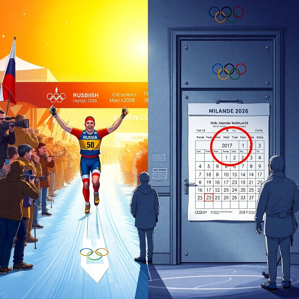 Александр Большунов и Олимпиада-2026: как формальный срок лишил лыжника Игр